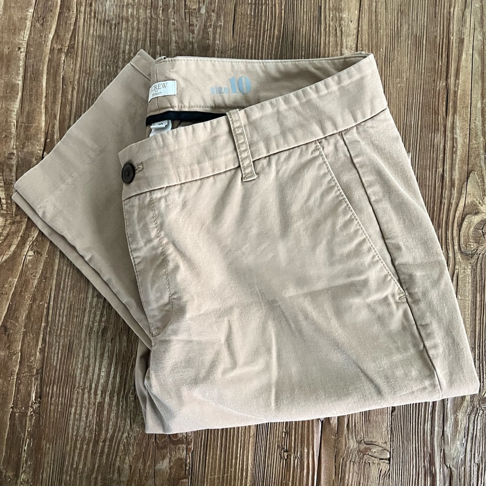 J. Crew Frankie Stretch Pant - Khaki